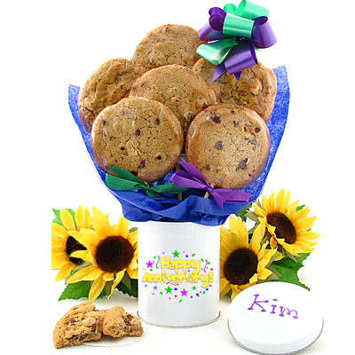 Photo Cookie Tin - Cookie Bouquets