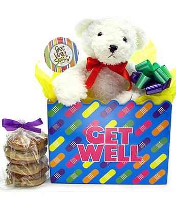 Get Well Soon Teddy Bear & Balloon