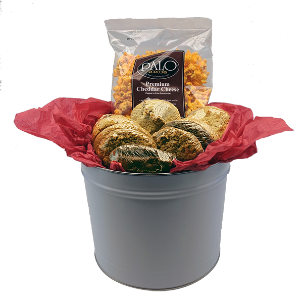 Cheddar Popcorn Cookie Tin