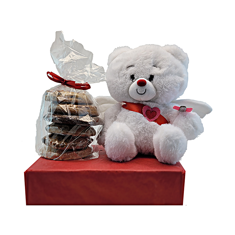 Cupid Bear Cookie Gift Set