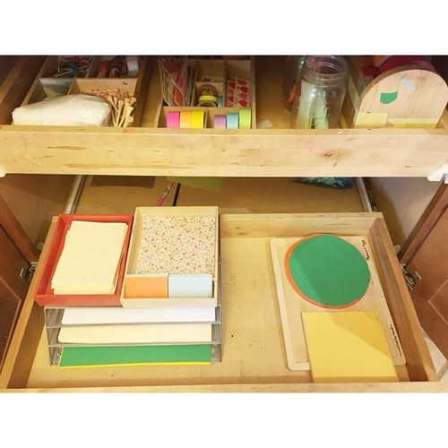 How to Set up Art Shelves for Kids — the Workspace for Children