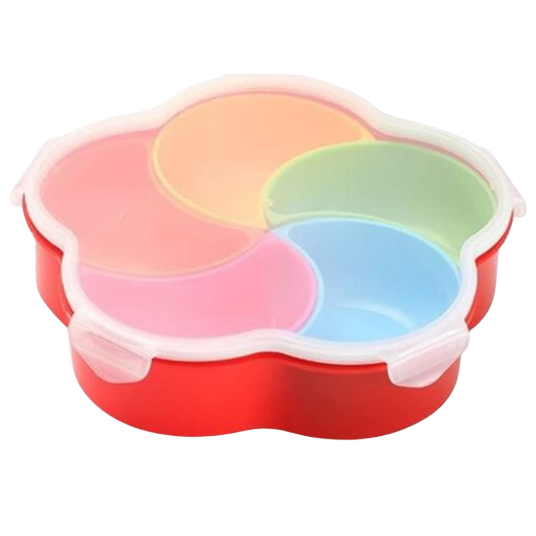 Multi Section Colorful Tray 