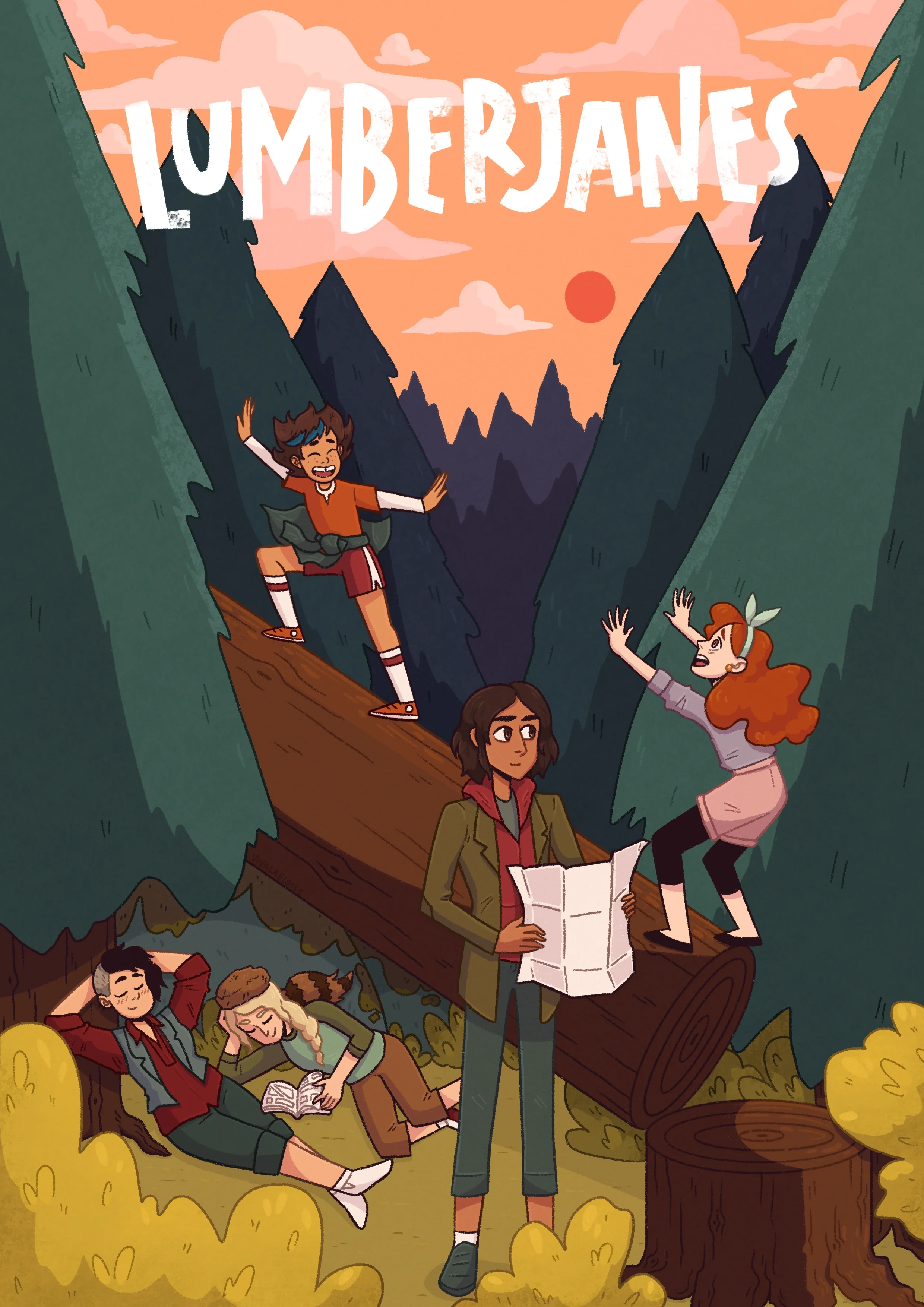 Fanart 'Lumberjanes' cover