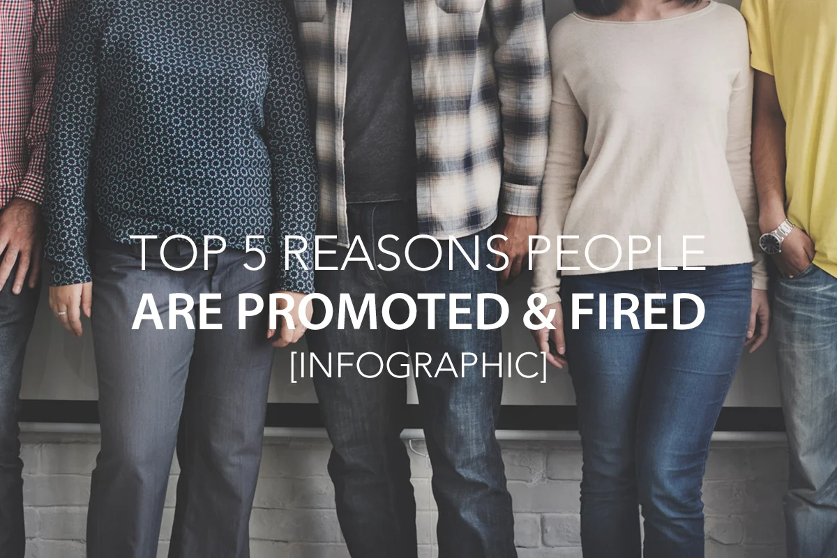 Top 5 Reasons People Are Promoted &amp; Fired [Infographic]