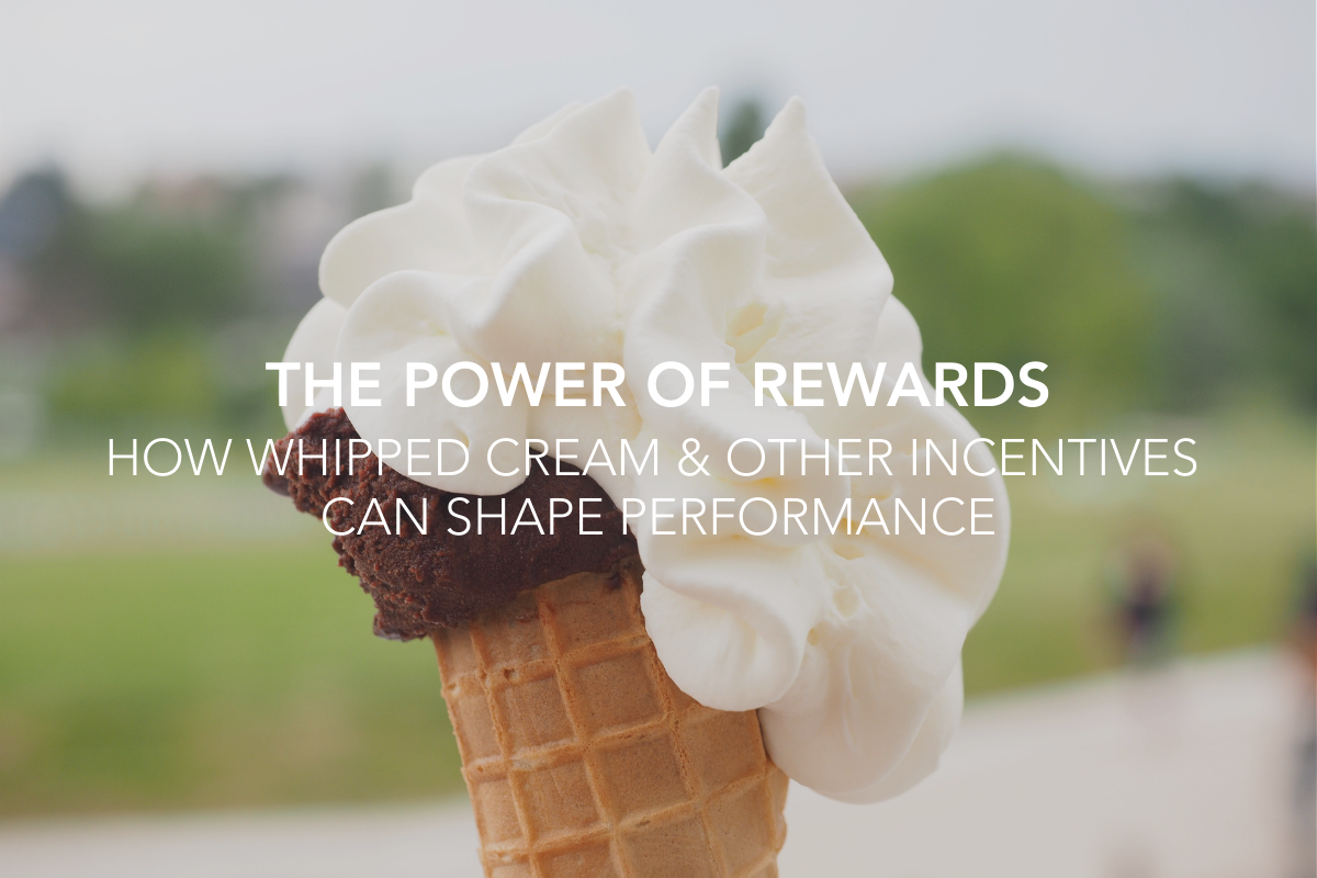 The Power of Rewards: How Whipped Cream &amp; Other Incentives Can Shape Performance