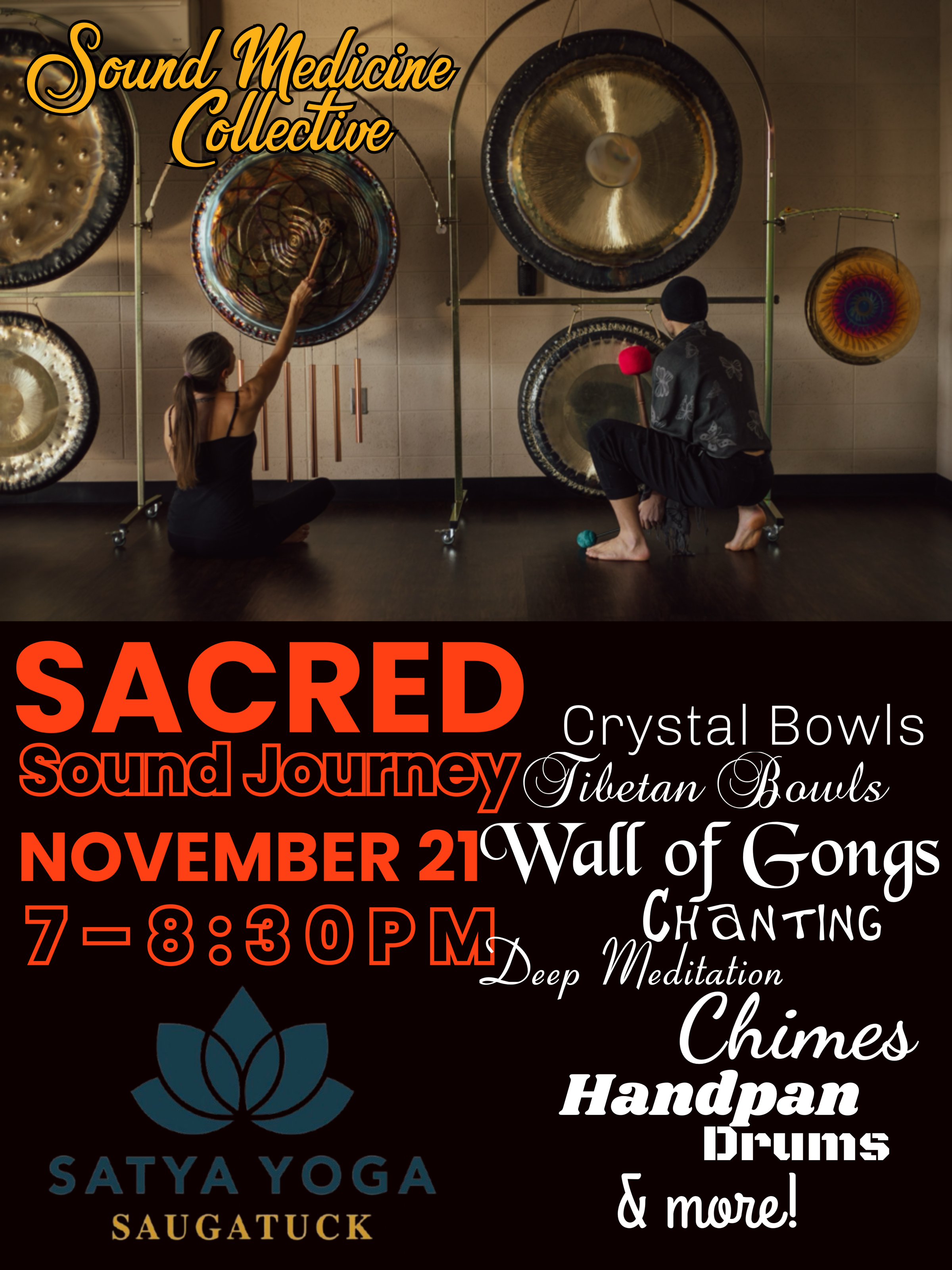 [Offsite] Sacred Sound Journey at Satya Yoga [Saugatuck]