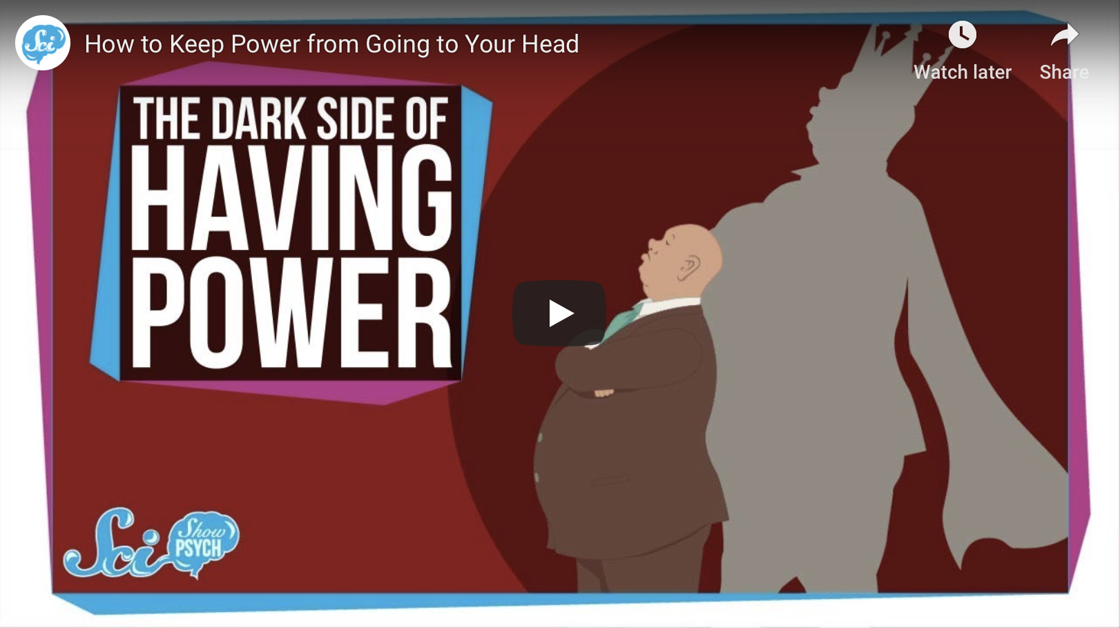 How to Keep Power from Going to Your Head
