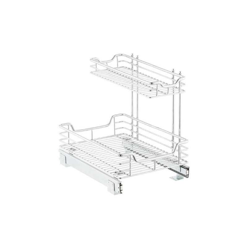 Under Sink 2-Tier Sliding Organizer