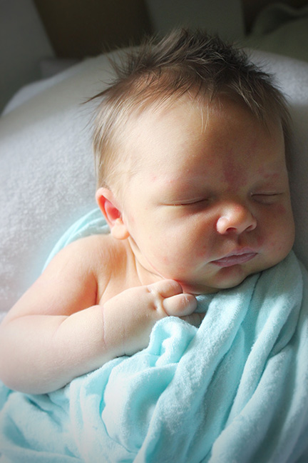 Welcome Kylan….photo credit: Jessica Moyer