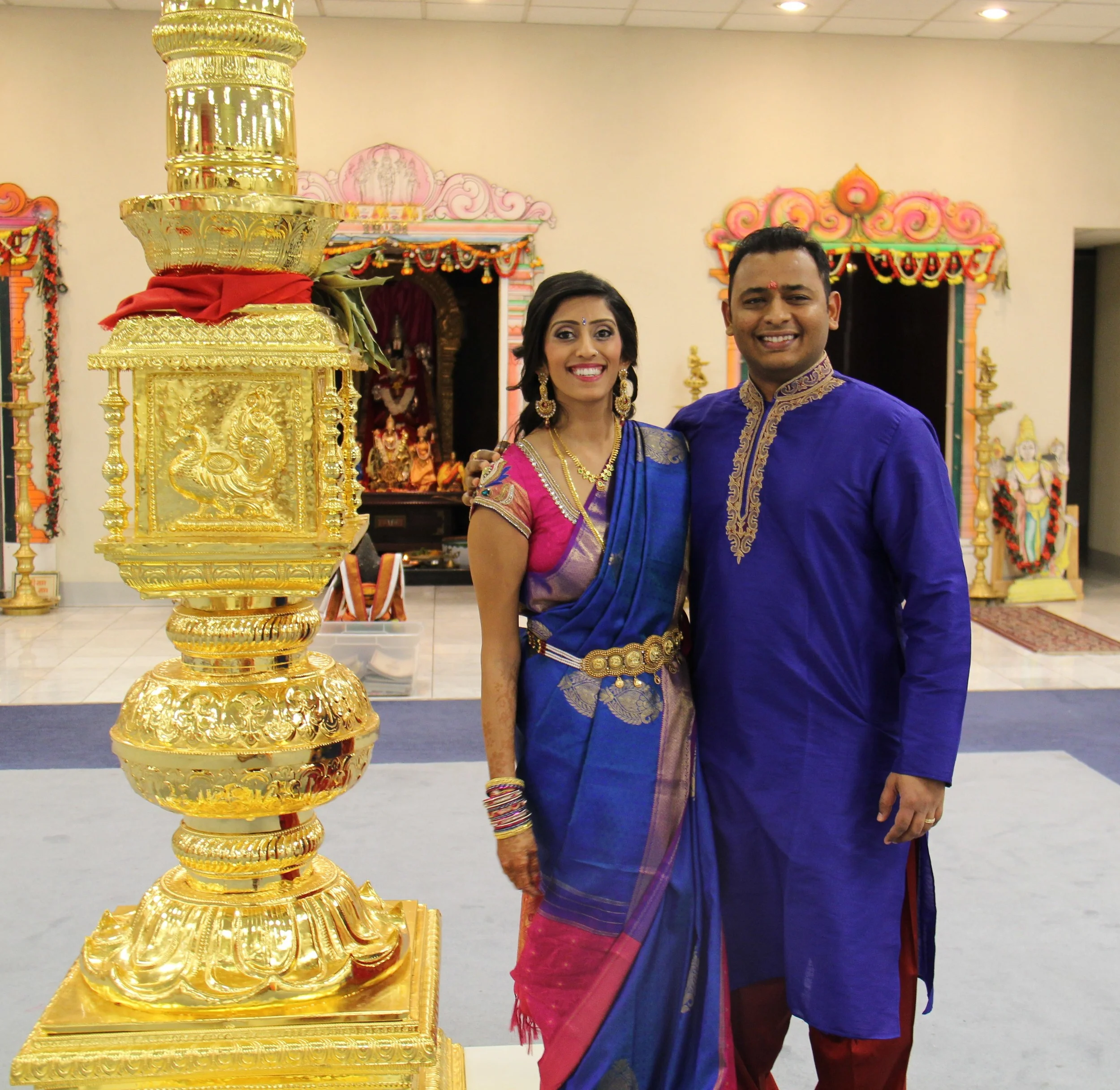 Traditional Peacock Blues