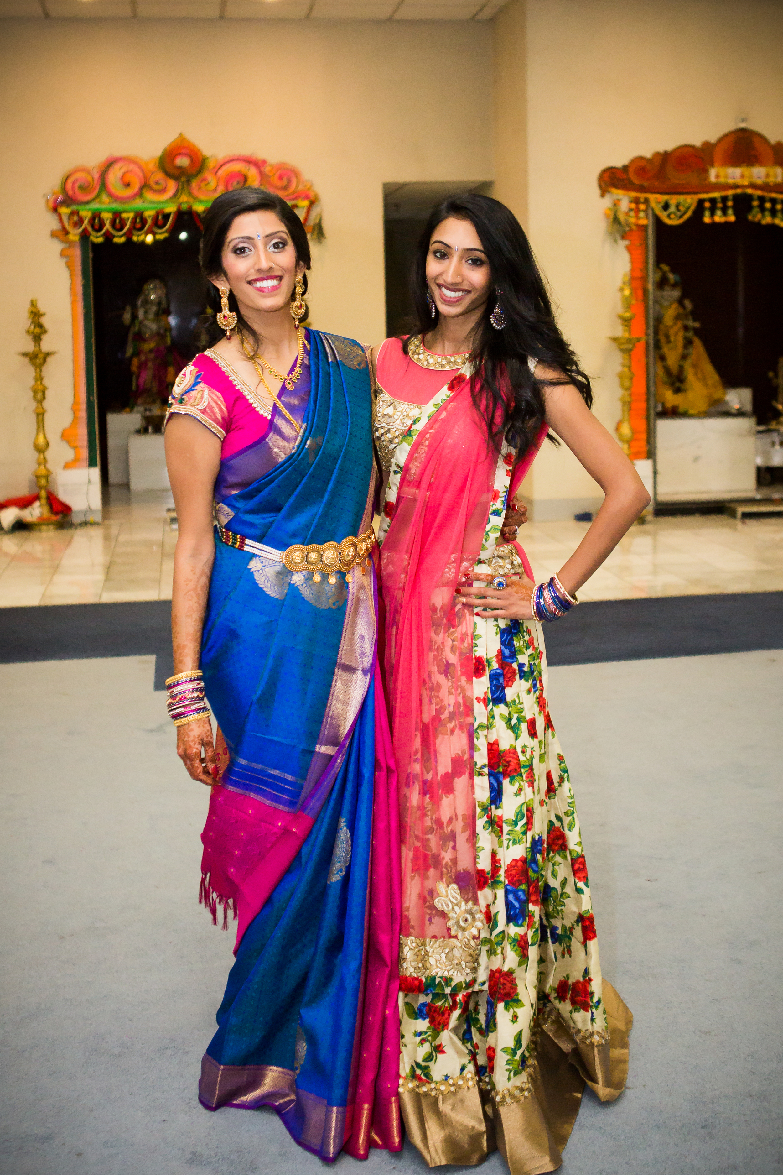 Kanjeevaram Silk and Floral Lehenga