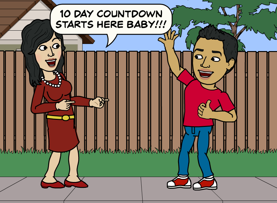 Bitstrips App Wedding Count Down