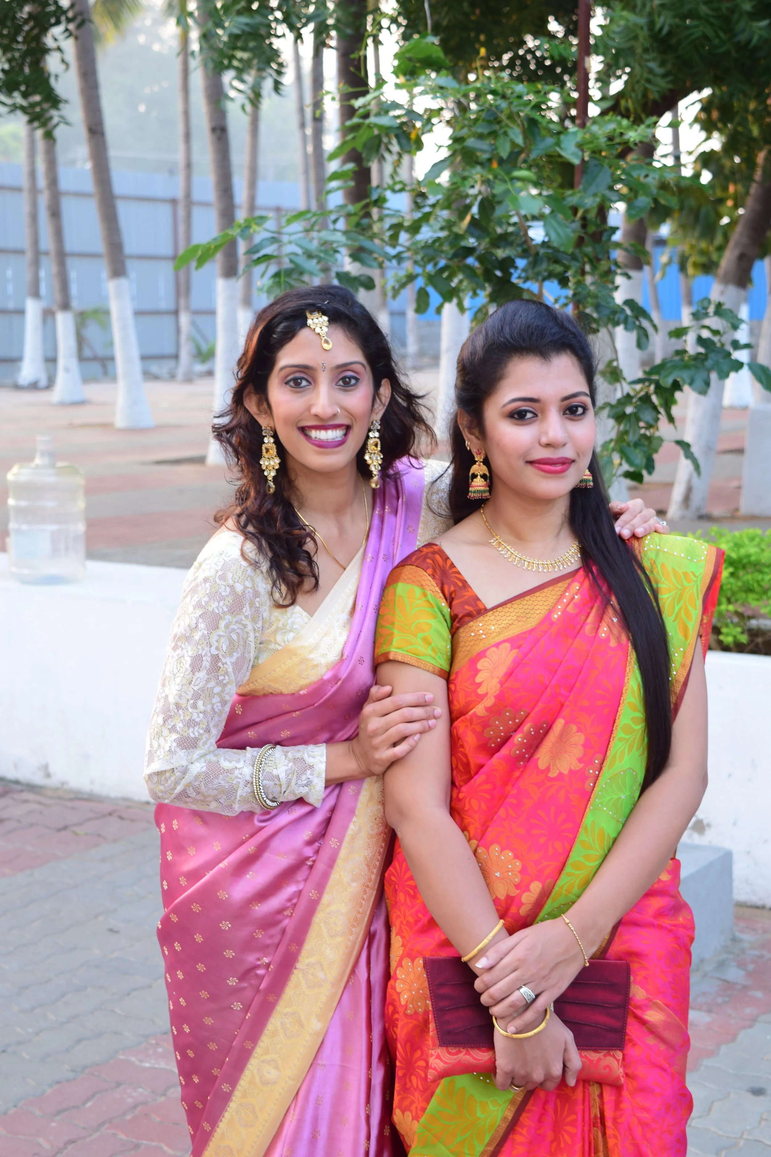 Dressing up for a South Indian wedding- traditional silk sari