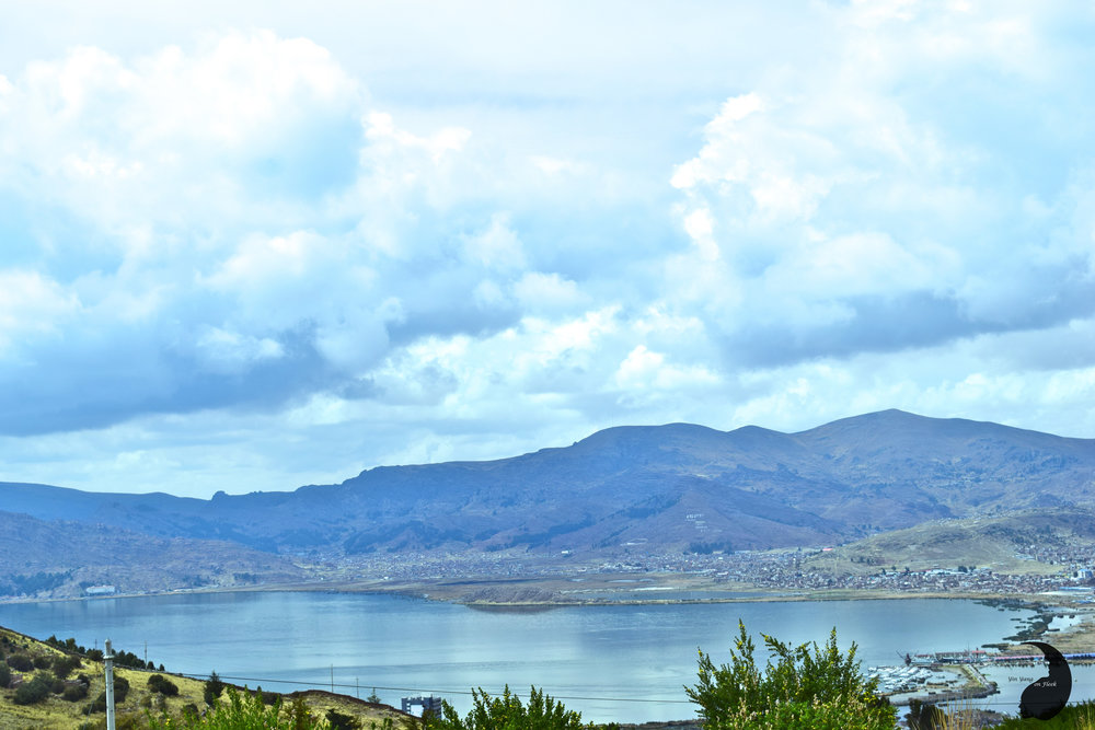Lake Titicaca surreal view