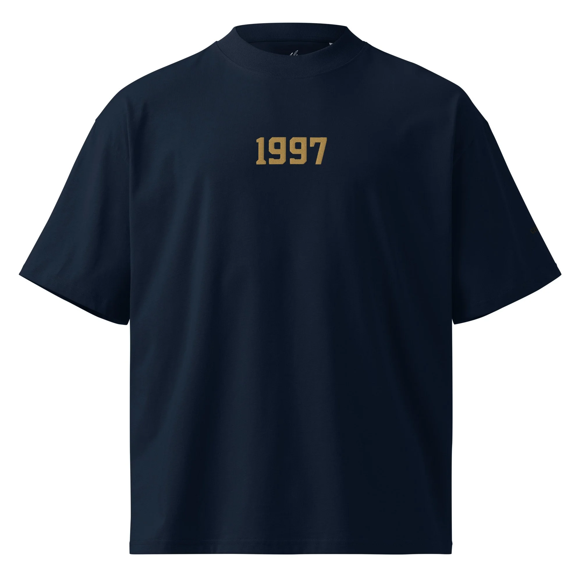 unisex-organic-oversized-high-neck-t-shirt-french-navy-front-6946c89ddafcf.jpg
