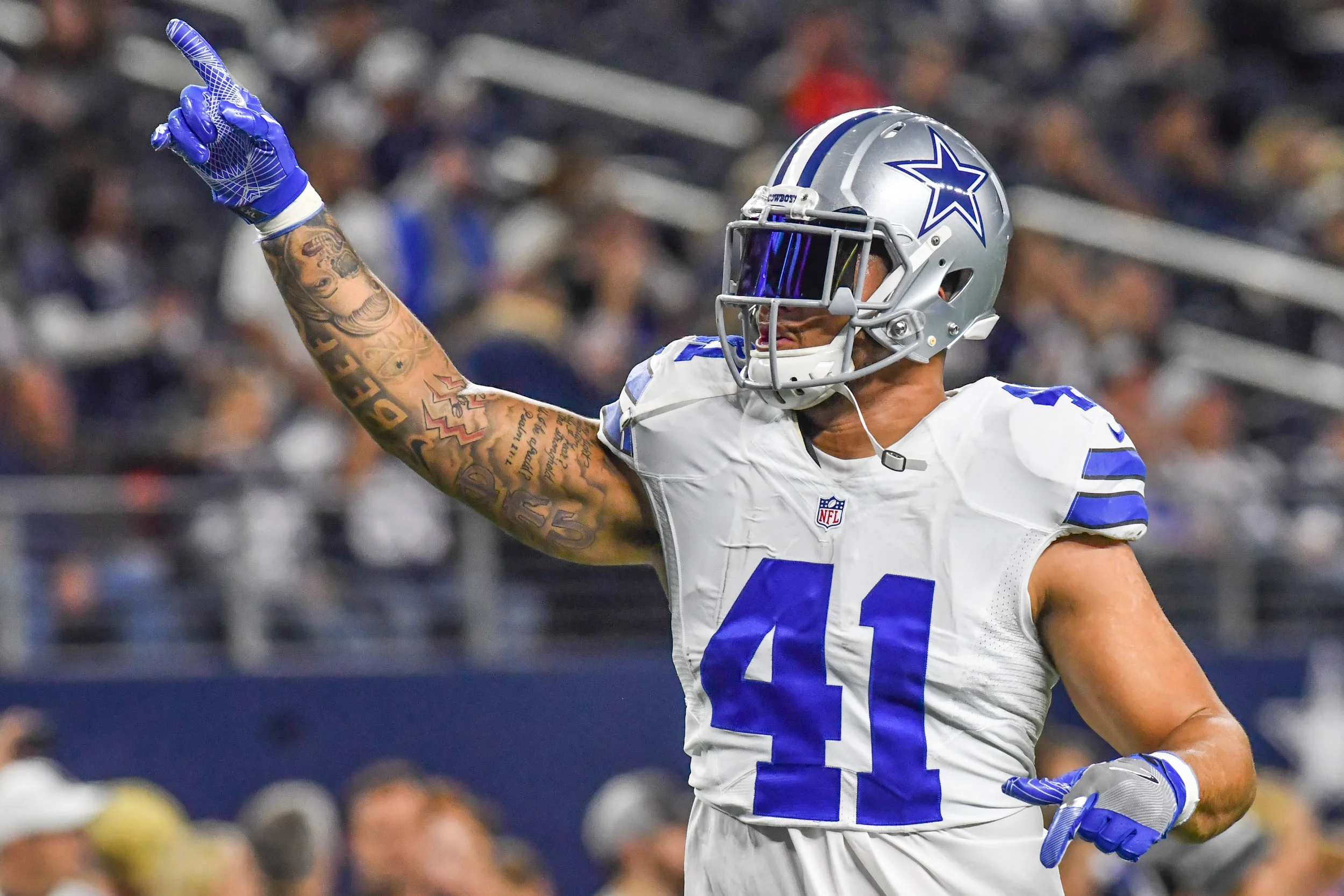  Photos from pregame before the Dallas Cowboys played against the Tampa Bay Buccaneers at AT&amp;T Stadium in Arlington, Texas on December 18, 2016. 