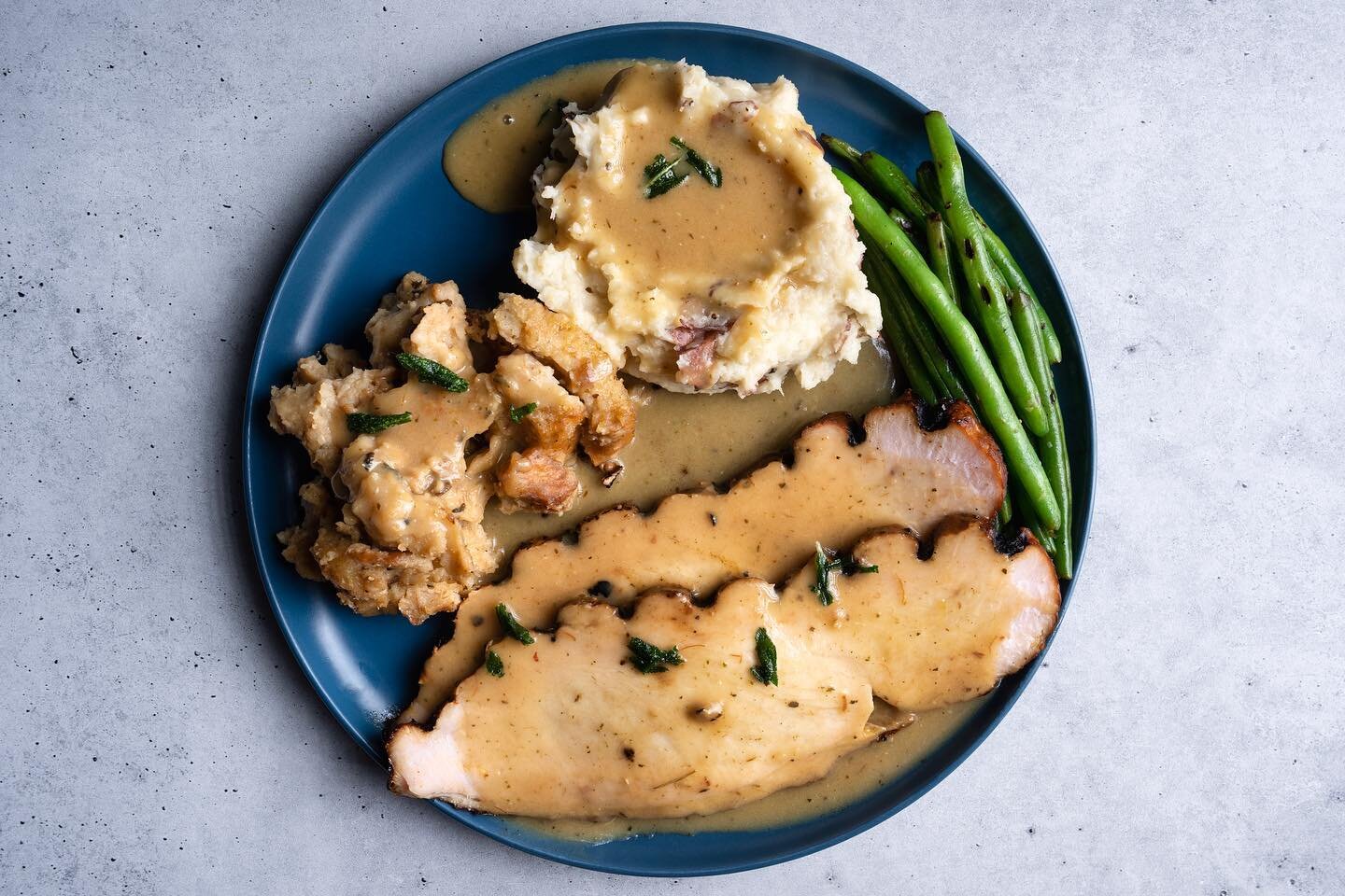 Smoked turkey breast with stuffing, mashed potatoes and an ample ladle of gravy is on special for Monday, and we'll probably be bringing this back around as a semi-regular Sunday special as well. You need some.