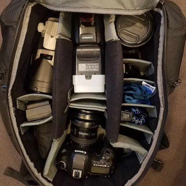It's not the expensive gear that makes a professional photographer great, it's the experience and attention to detail! #canon #photography #videoproduction #creative #tiptuesday #fullframe #professionalism #camerabags