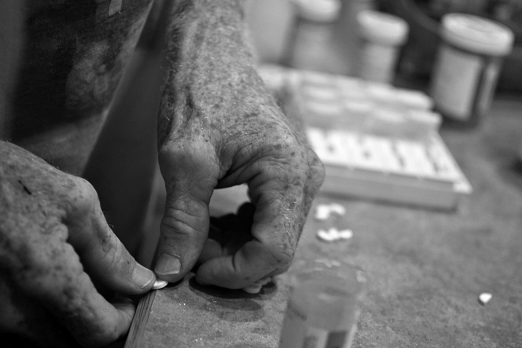 Taking pills was something Red said he hated doing after he was diagnosed with Parkinson’s disease. “Now I have to in order to exist,” he said as he sorted his pills. Red was taking more than 20 pills a day to help with the various health complicati