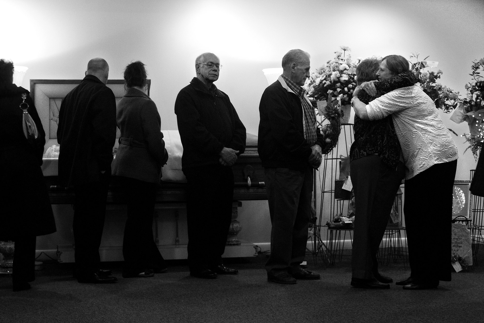For nearly nine hours, an estimated 1,200 visitors passed through Becher & Kluesner Downtown Chapel in Jasper to pay their respects to Red's wife, Bonnie, and the rest of his family. “He didn't know a stranger,” Red's daughter Brooke Kendall sai