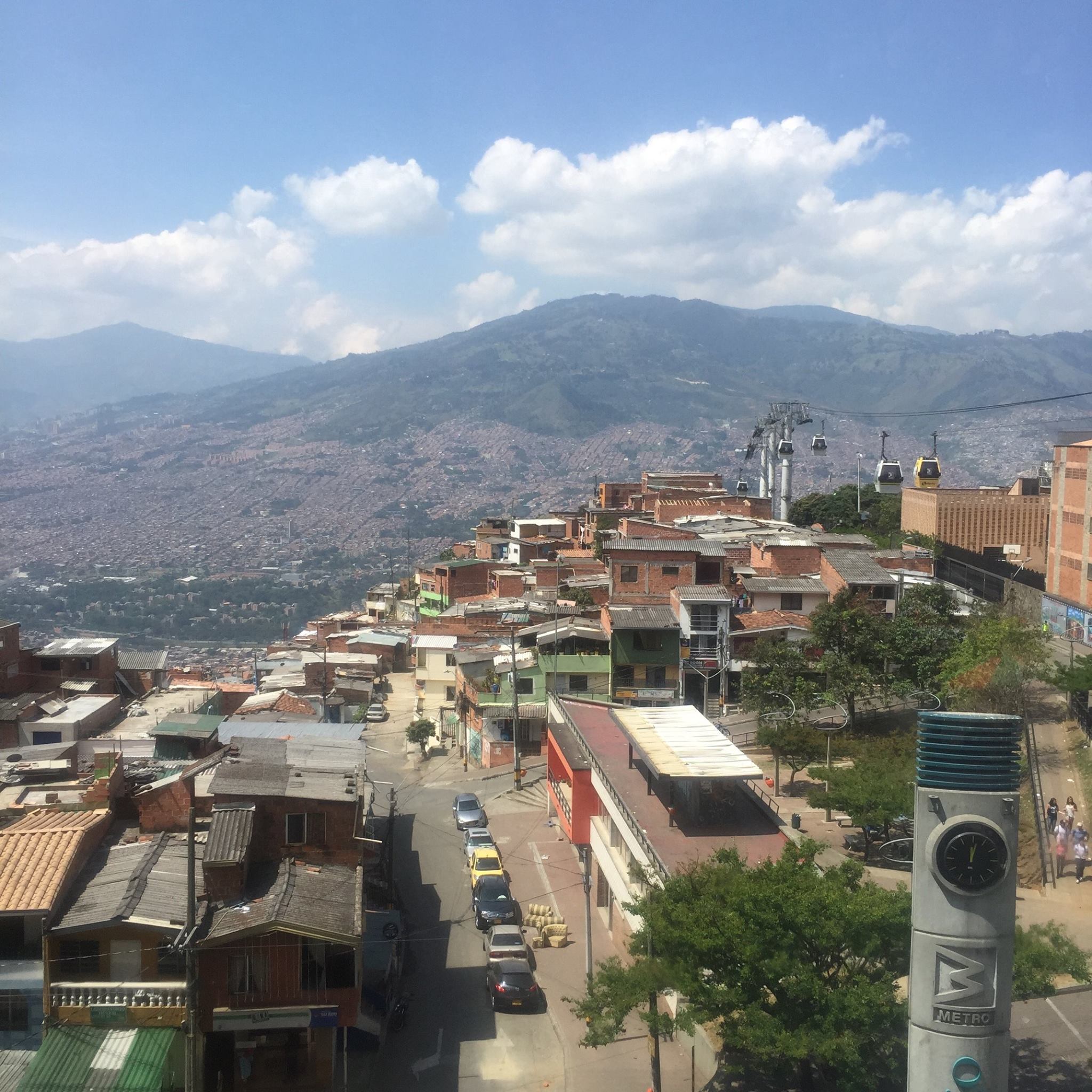 The view from the cable car (teleférico) on the way to Parque Arví (more below).