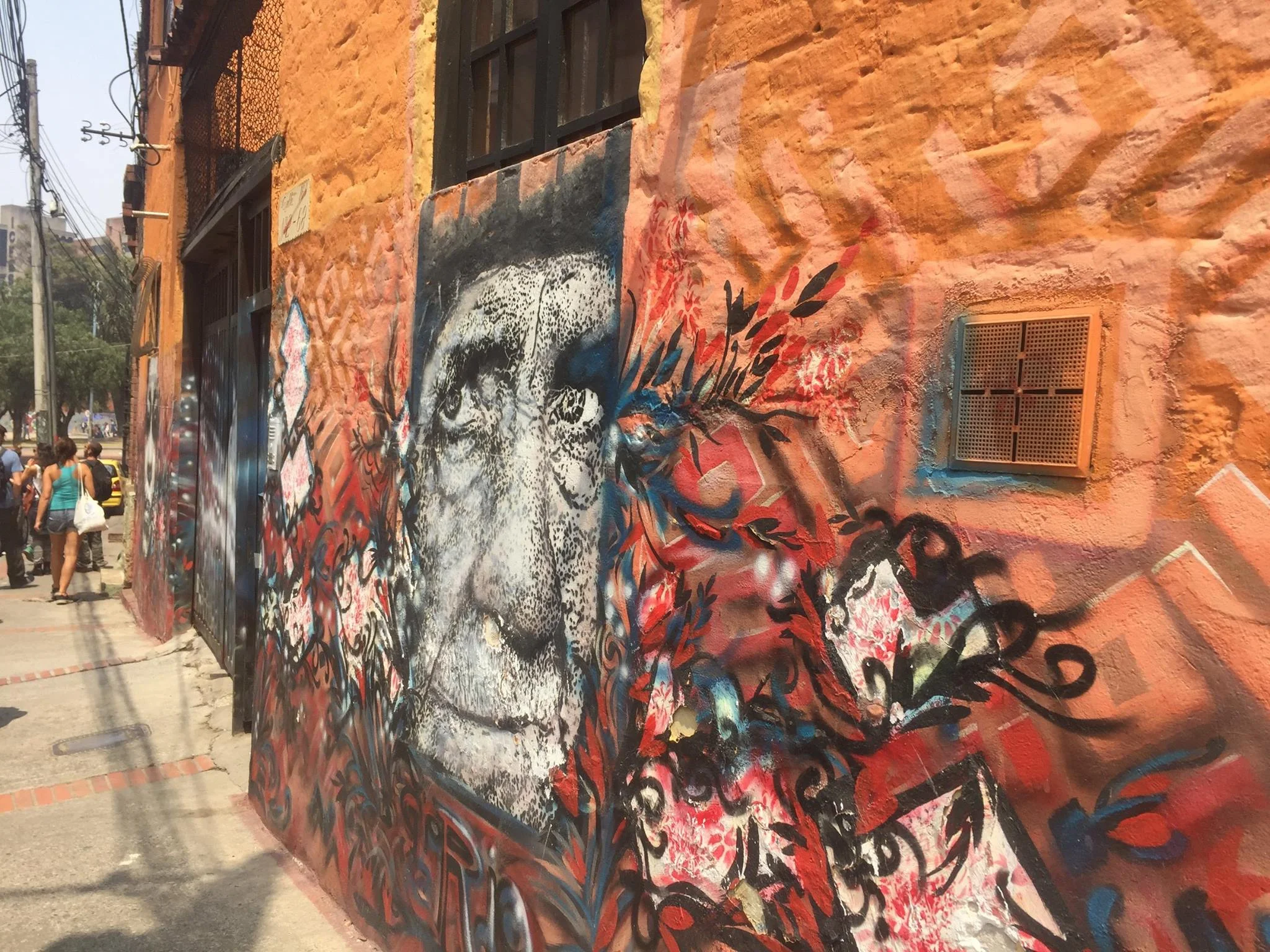 Unreal graffiti in the Colombian capital.