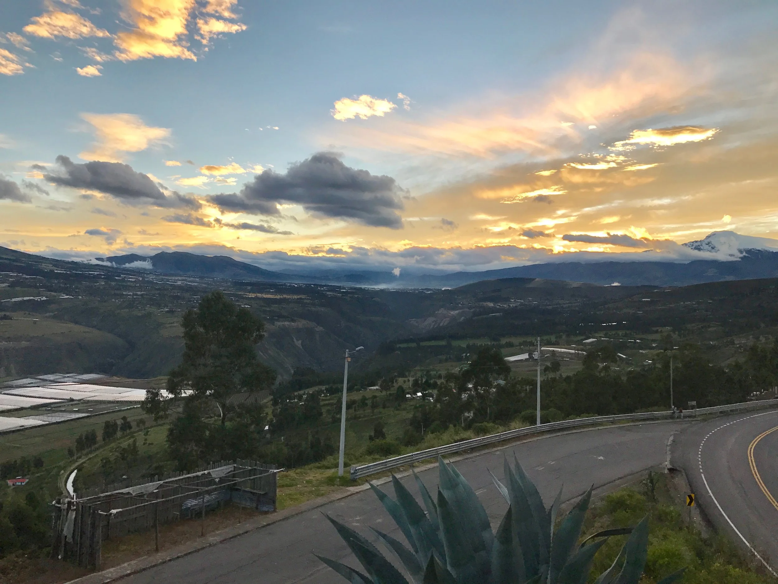 Beautiful canyons just outside of Quito.