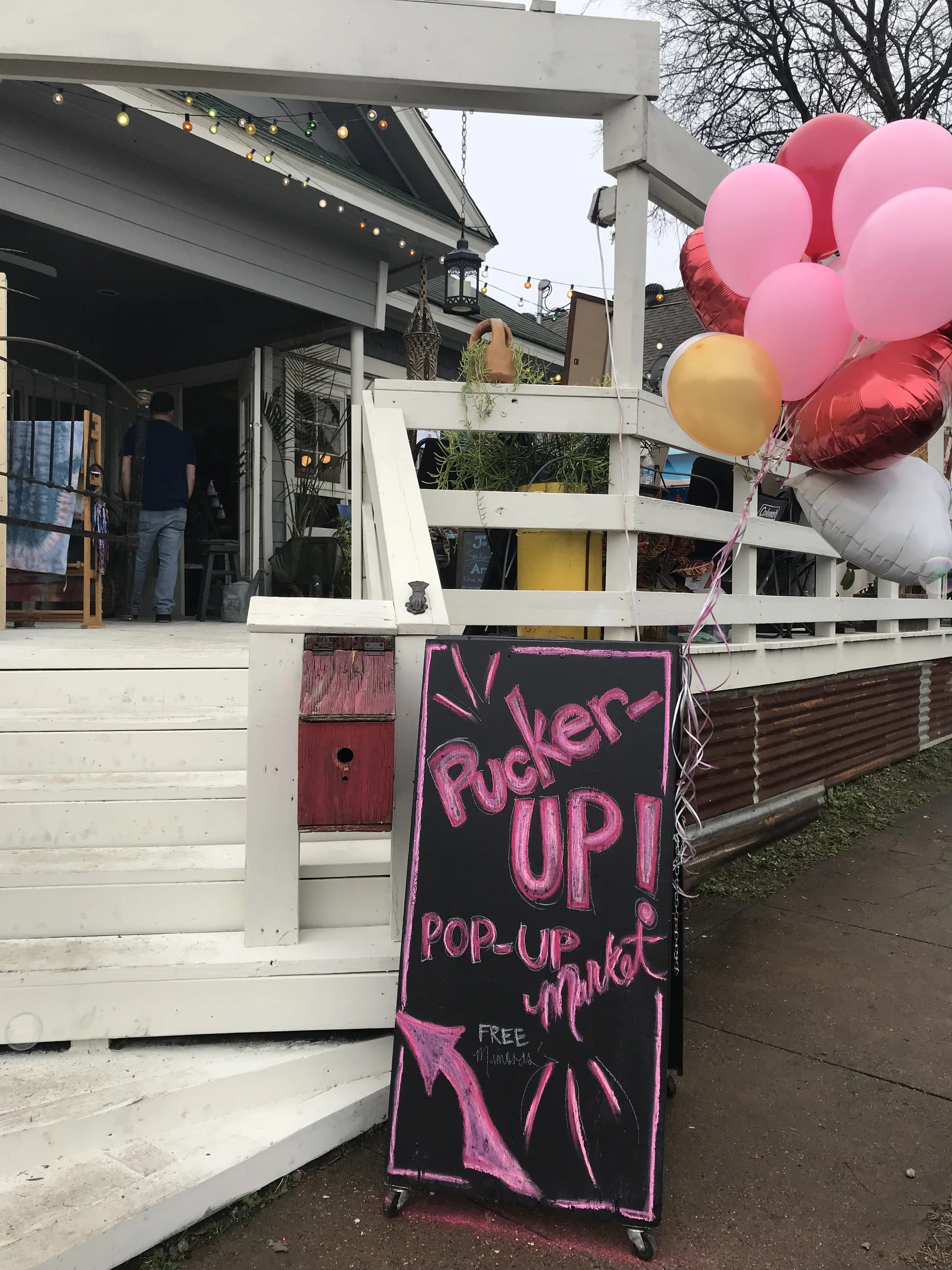 ‘Pucker Up’ pop-up market at House of Dirt in Bishop Arts (Dallas).