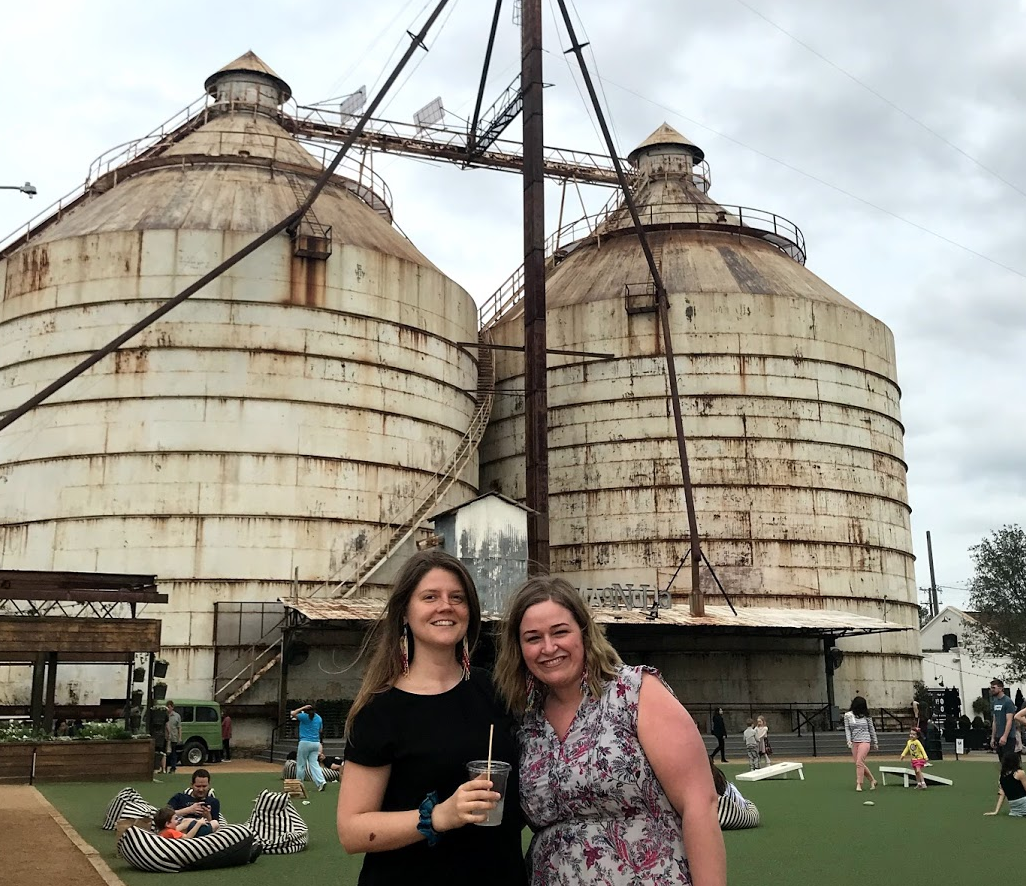 Denise & I at the Silos in Waco, Texas.