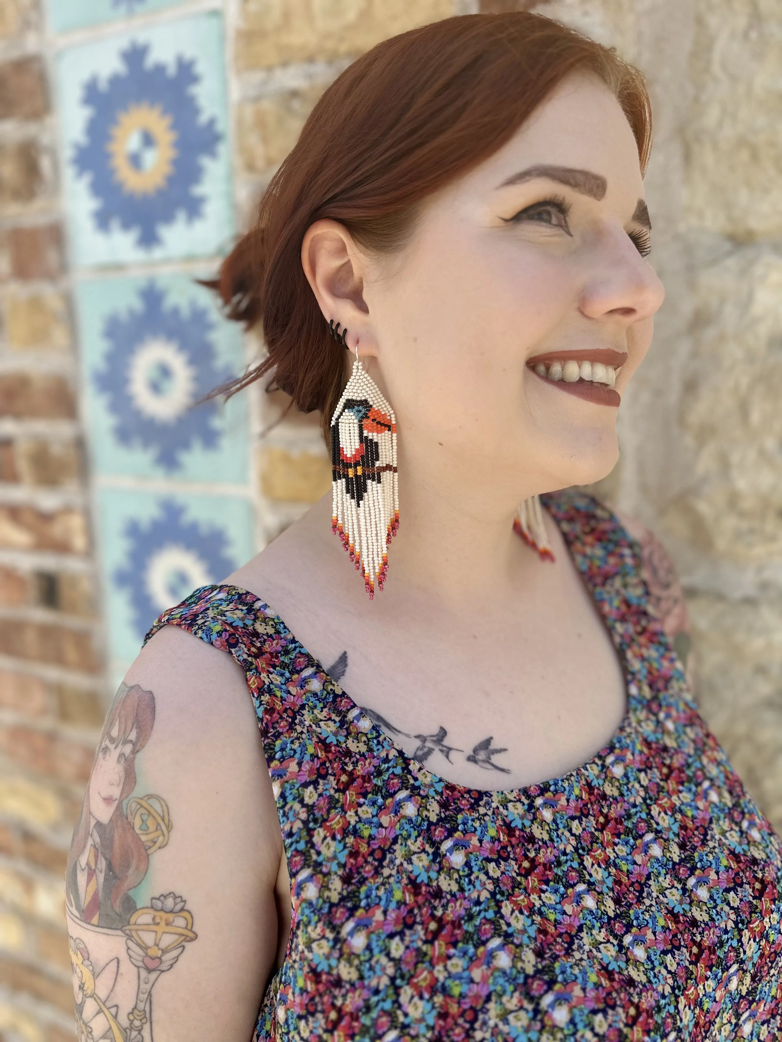 *NEW* 'Tucán Elegante' Fringe Earrings