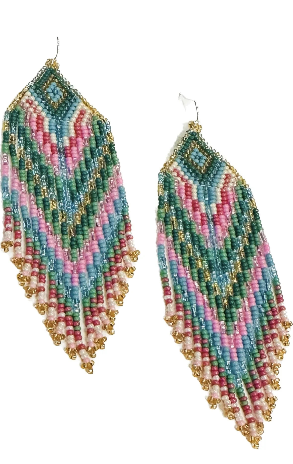 Sea Maiden Fringe Earrings