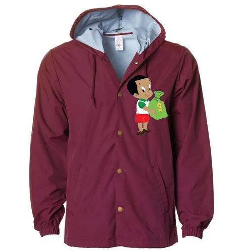 Burgundy Coach Jacket 