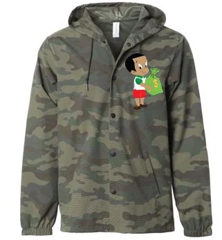 Camo Coach Jacket Hood