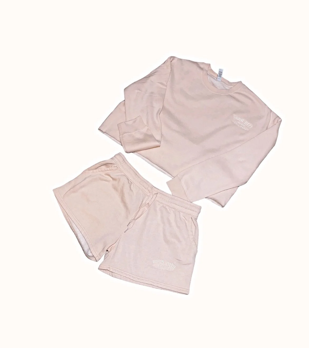 Old Rose crop set Born Rich Apparel