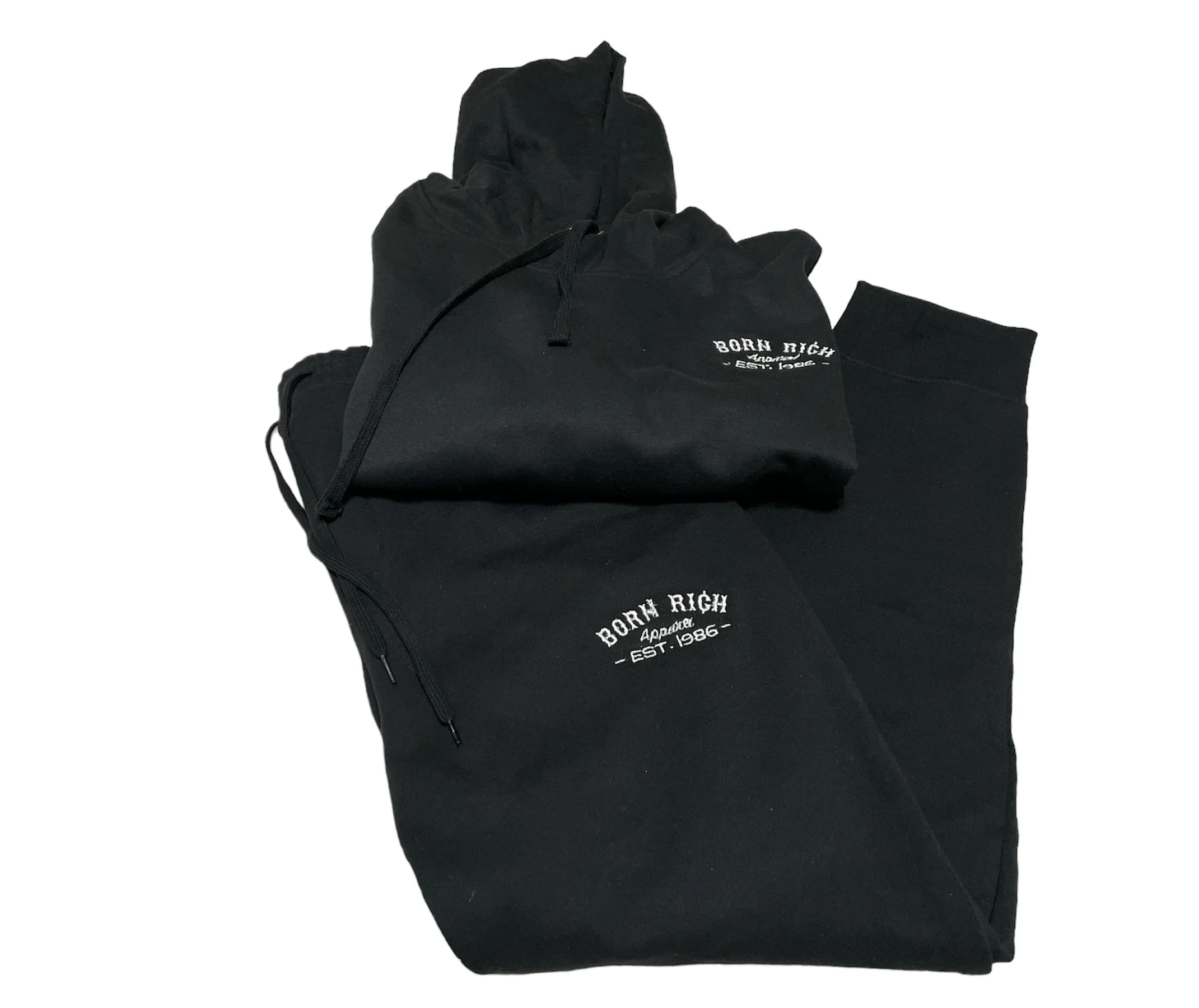 Black Born Rich Apparel jogging suit