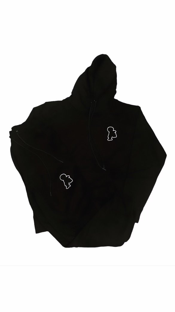 Outline silhouette  Rich Black