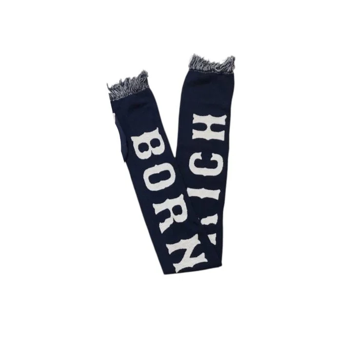 BORN RICH SCARF NAVY
