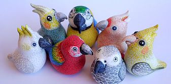 Silverpasta creates some of the cutest parrot (and other animal) figurines we have EVER seen! Tell them you discovered their store here and 20% from each sale will be donated to CTPR!! Visit https://www.etsy.com/shop/Silverpasta today and let them know we sent you.