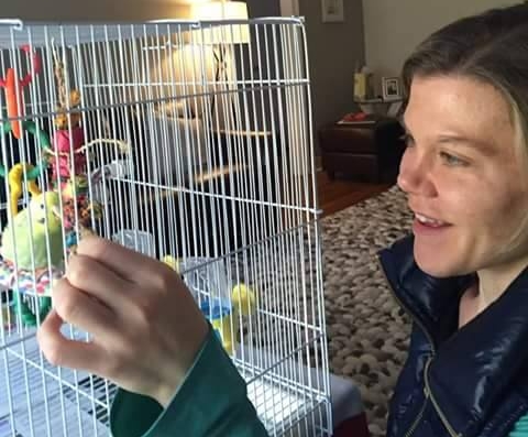 Congrats to Emmie who chose her mom and gained a parakeet sister in October 2016!