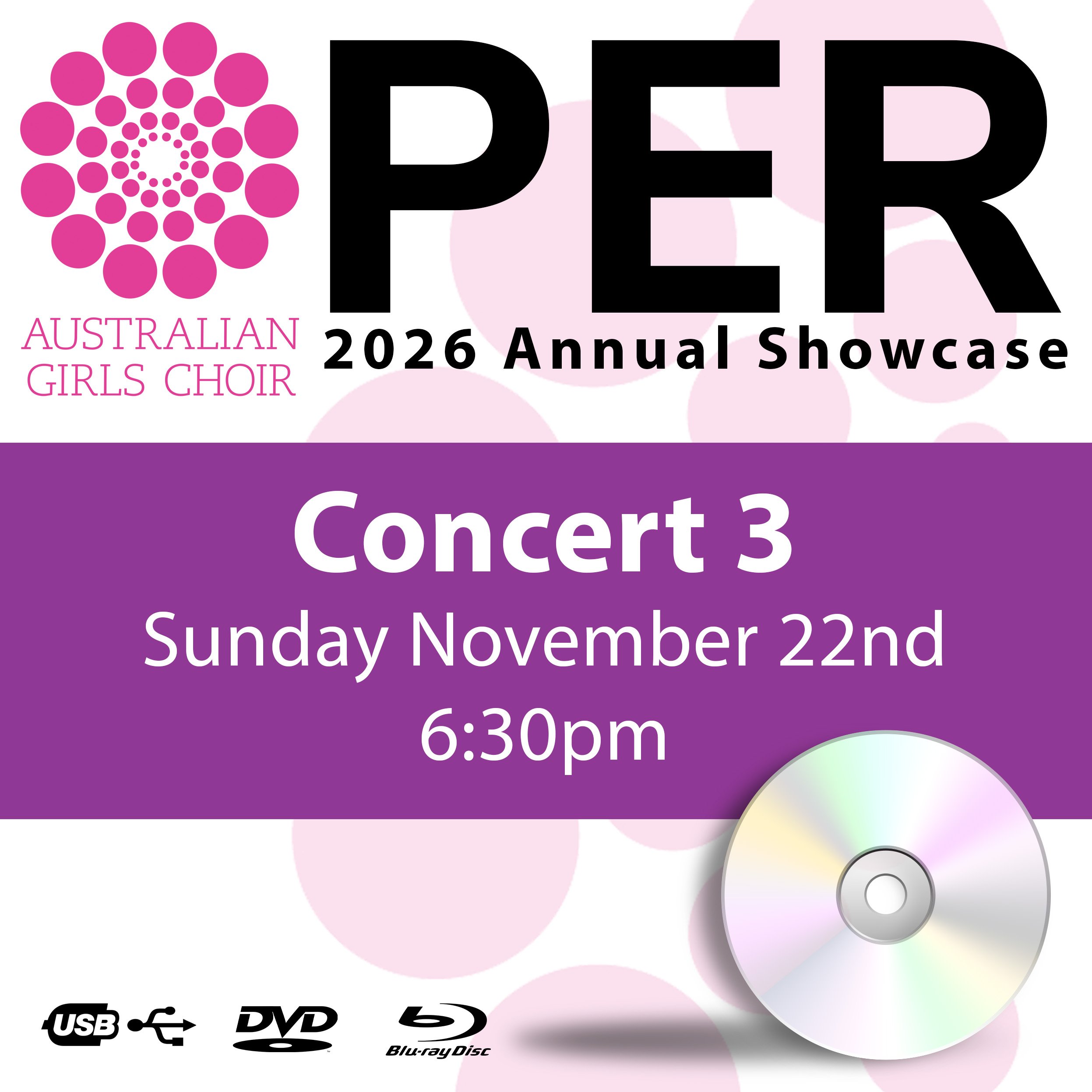 2026 Perth Annual Concert 3, Sunday November 22, 6:30pm