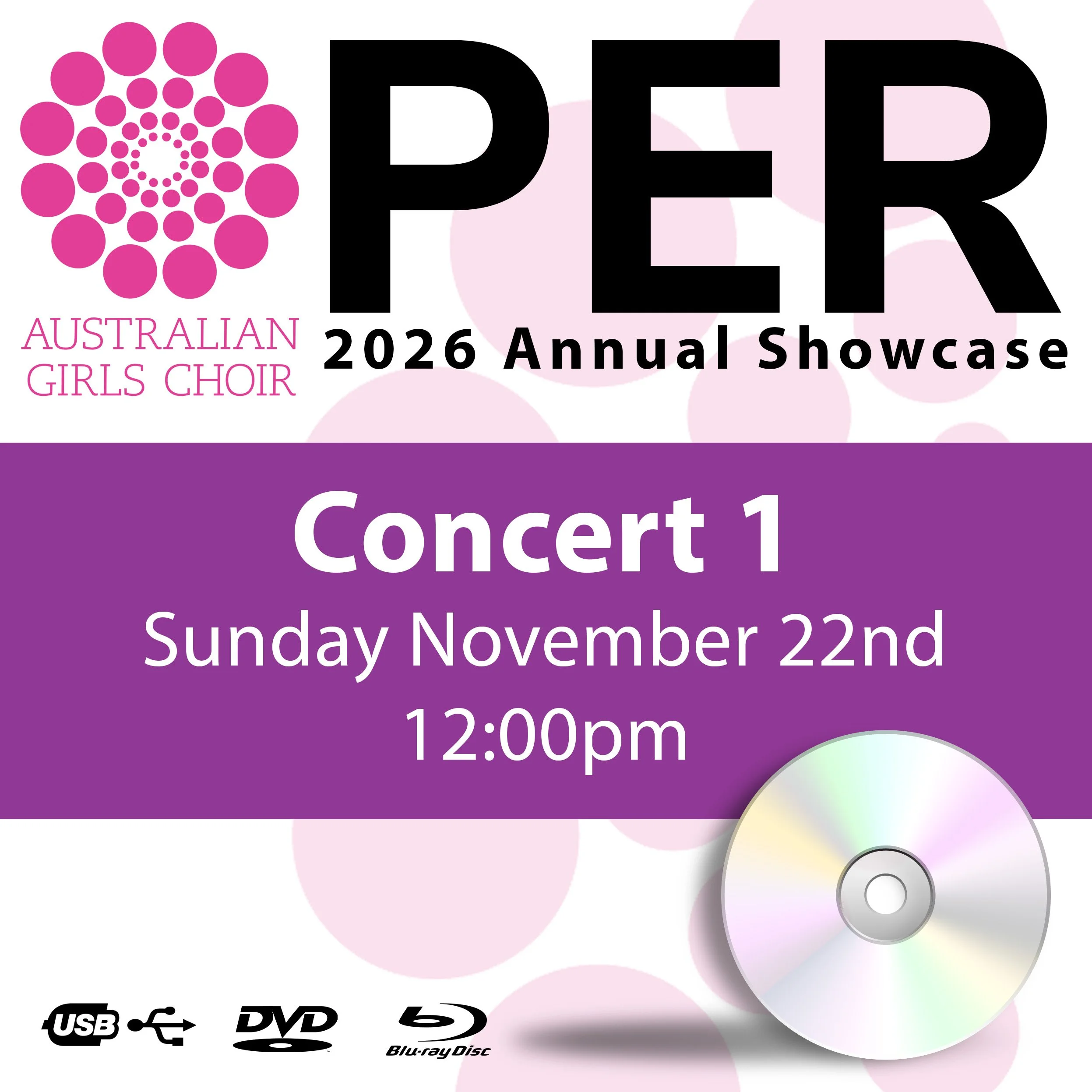 2026 Perth Annual Concert 1, Sunday November 22, 12:00pm
