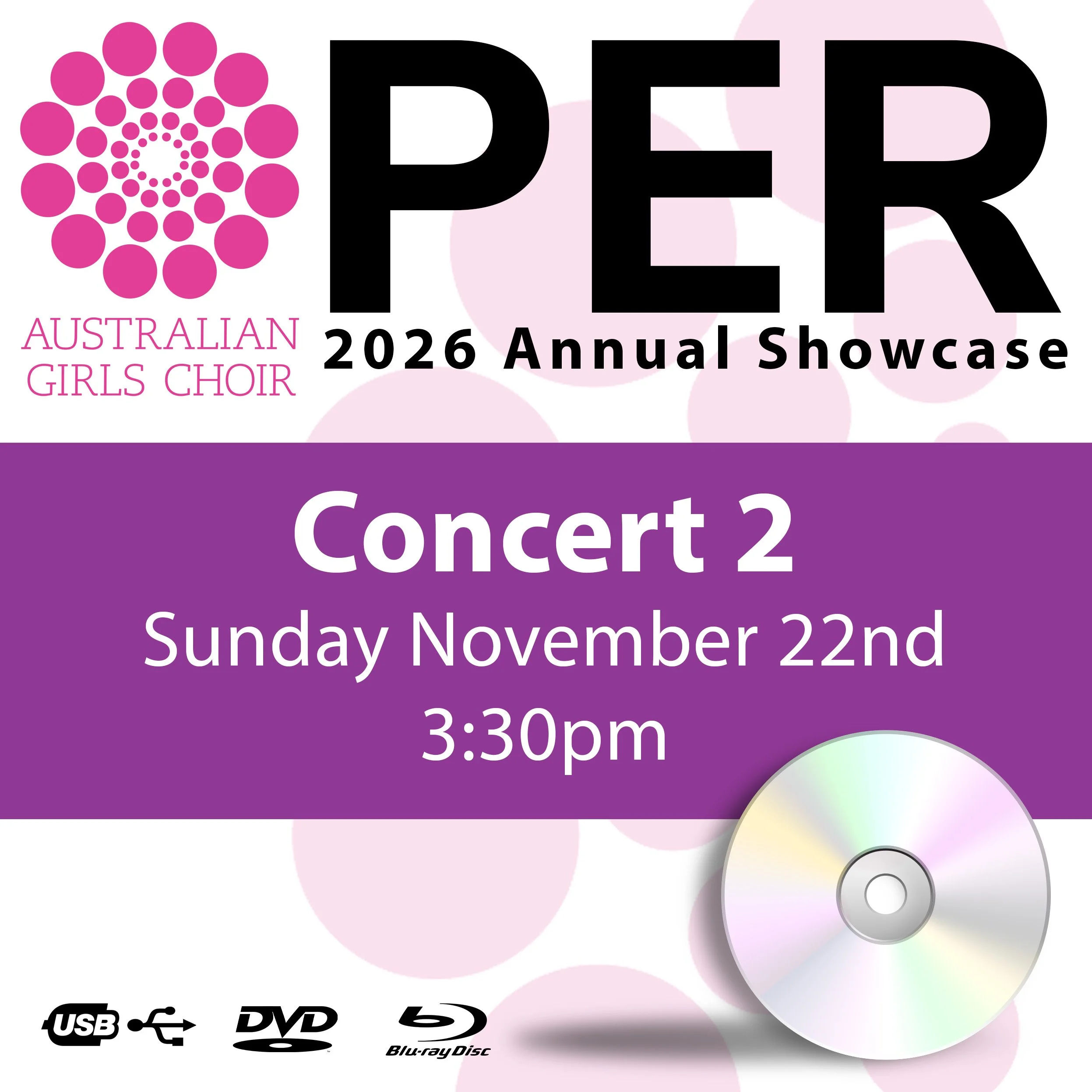2026 Perth Annual Concert 2, Sunday November 22, 3:30pm