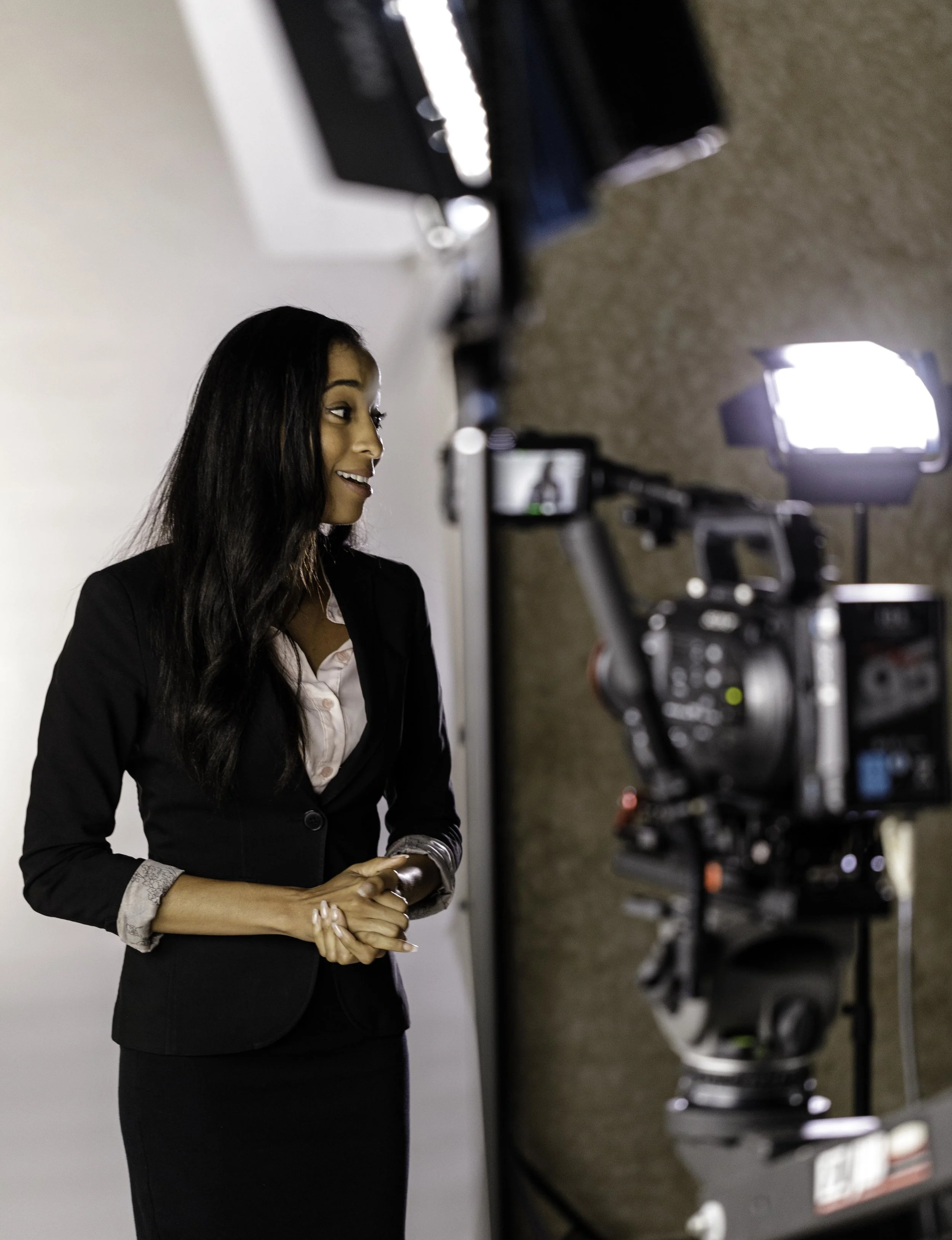 Behind the scenes of a commercial shoot