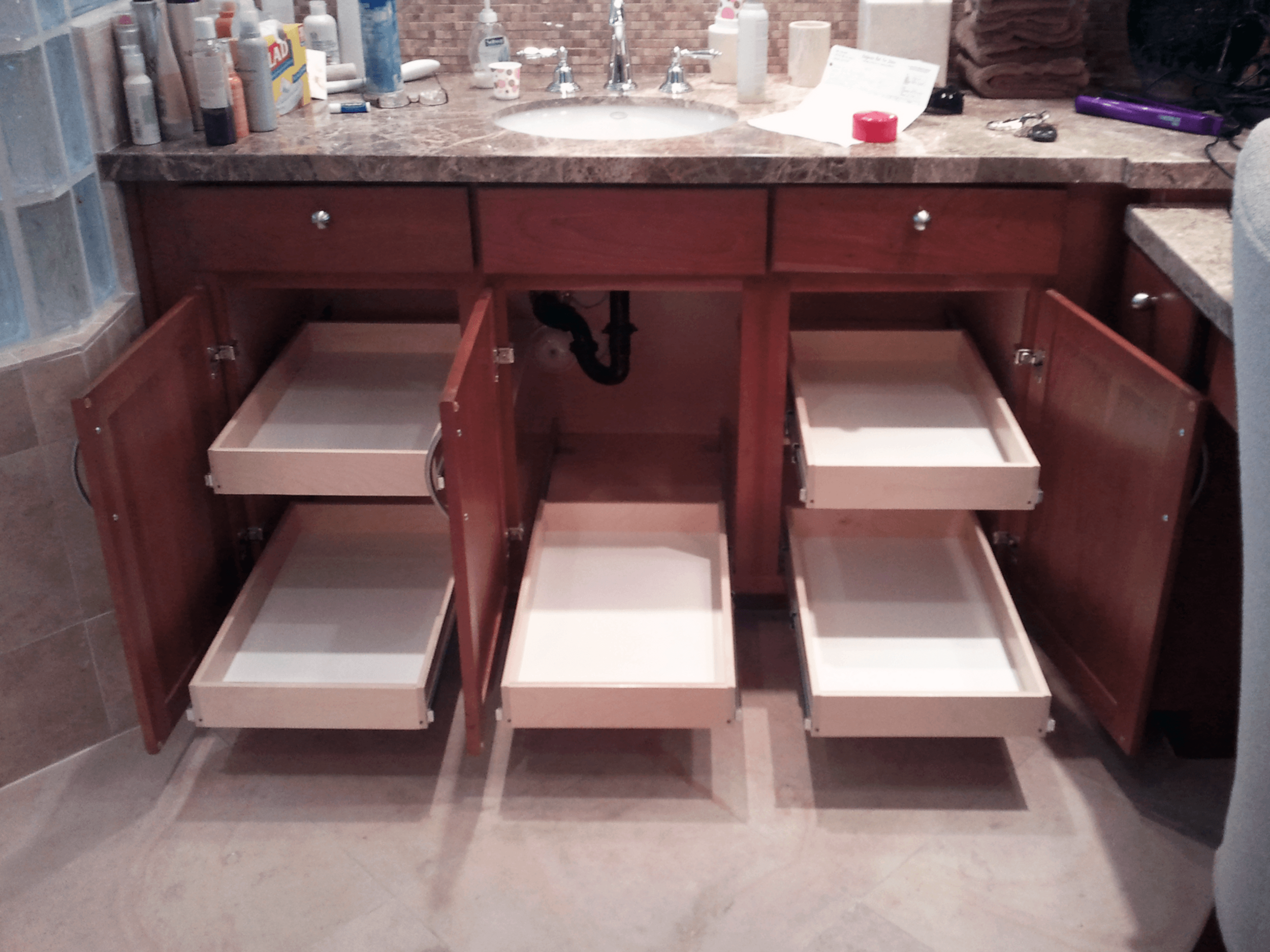 Kitchen Cabinets – Pull Out Storage Solutions – Cabinets of the Desert