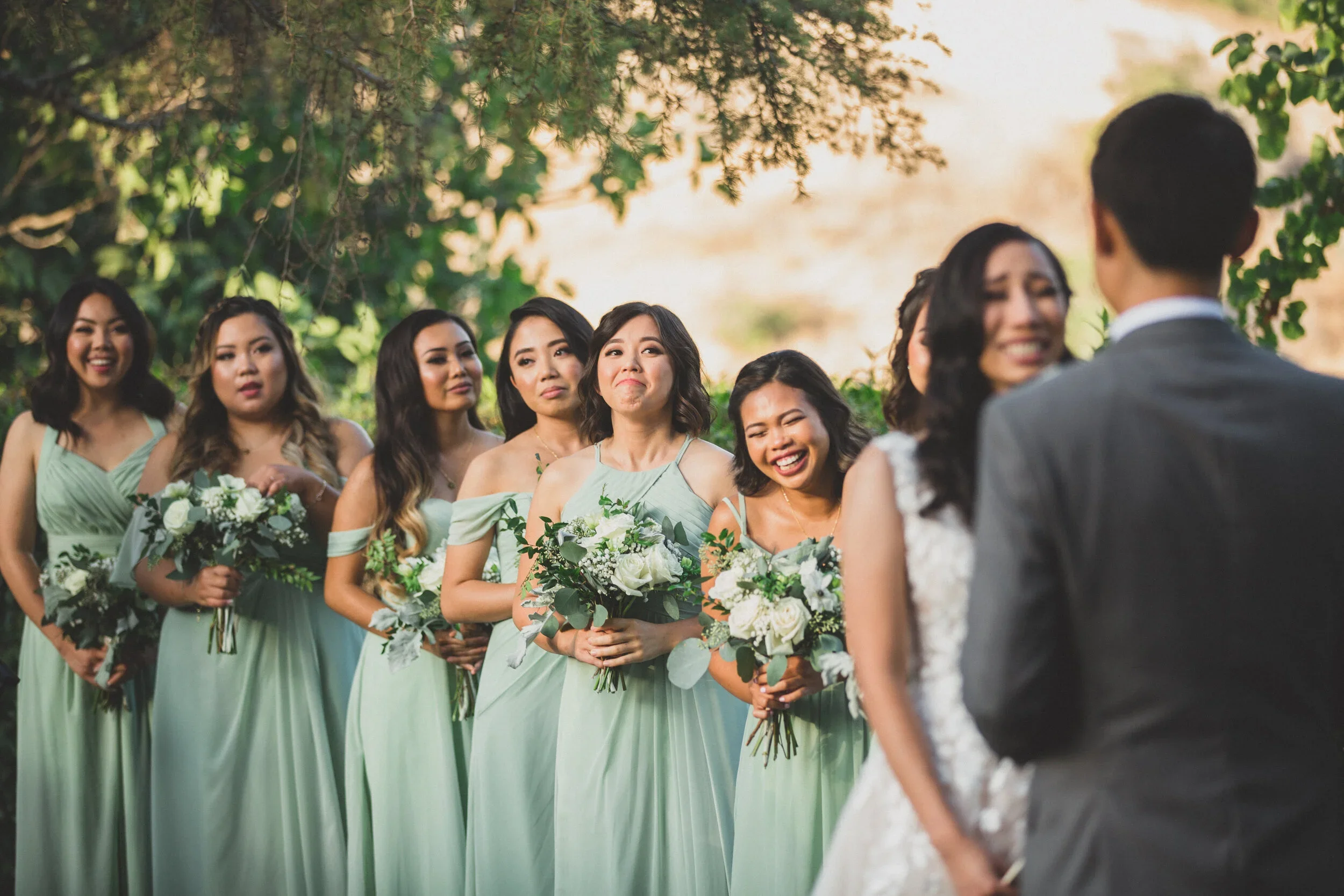 Bridal Party Bouquet (airy + greens)