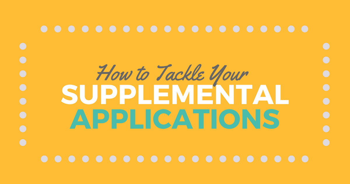 How to Tackle Your Supplemental Applications|Be a Physician Assistant