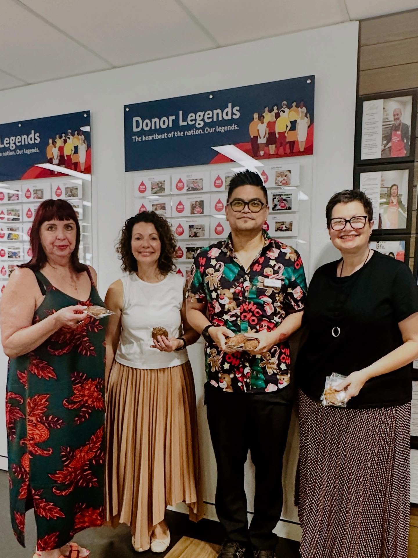 We made our first delivery of biscuits to the Red Cross Town Hall Collection Centre this morning. Our way of showing our thanks and support of the amazing job the Red Cross do for our community everyday.