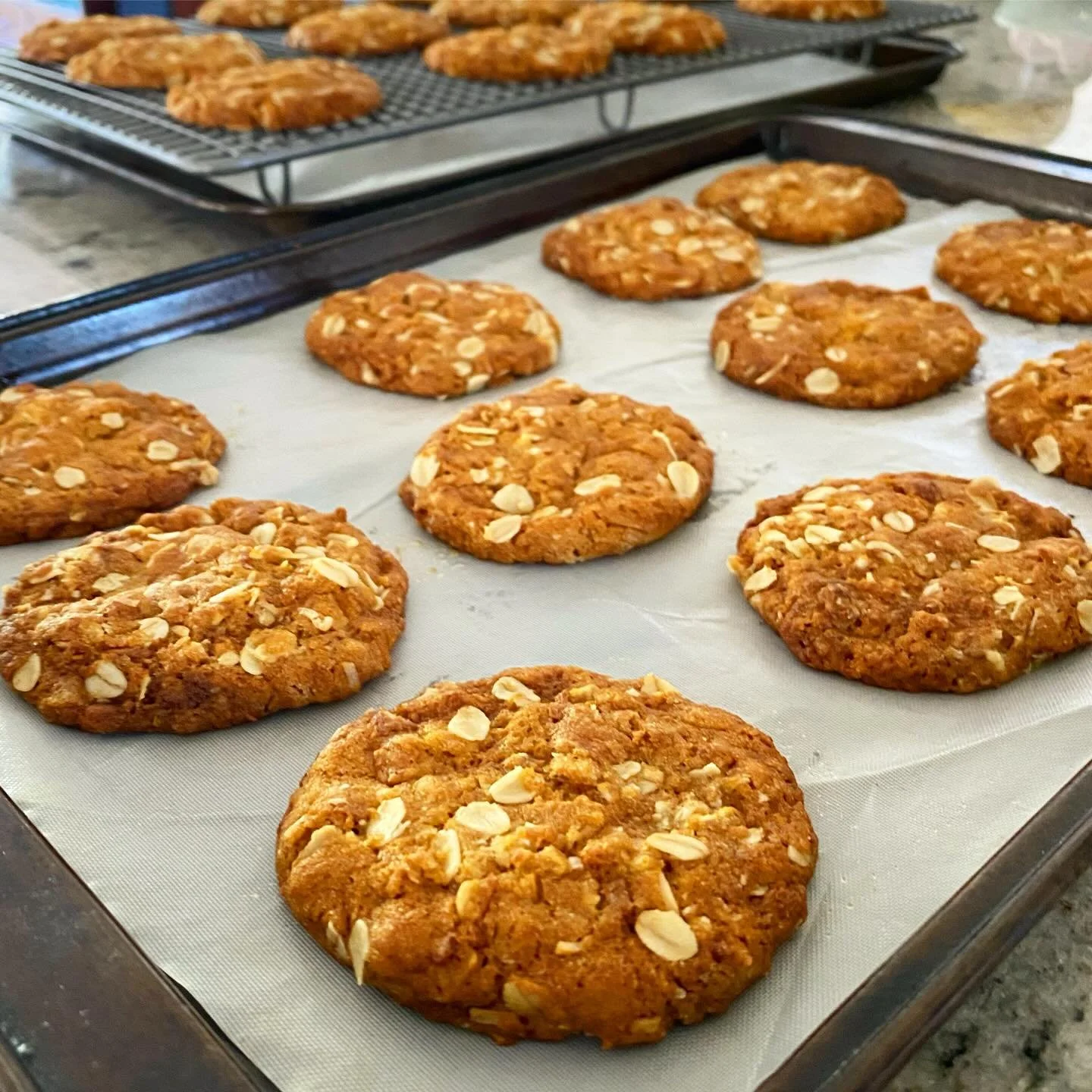 ANZAC Day is a day of remembrance and tradition. Attending dawn services, watching the march or marching in it, spending time with family and friends at two up. Baking our nation biscuit is part of that tradition.

Recipe to our branch recipe in our 