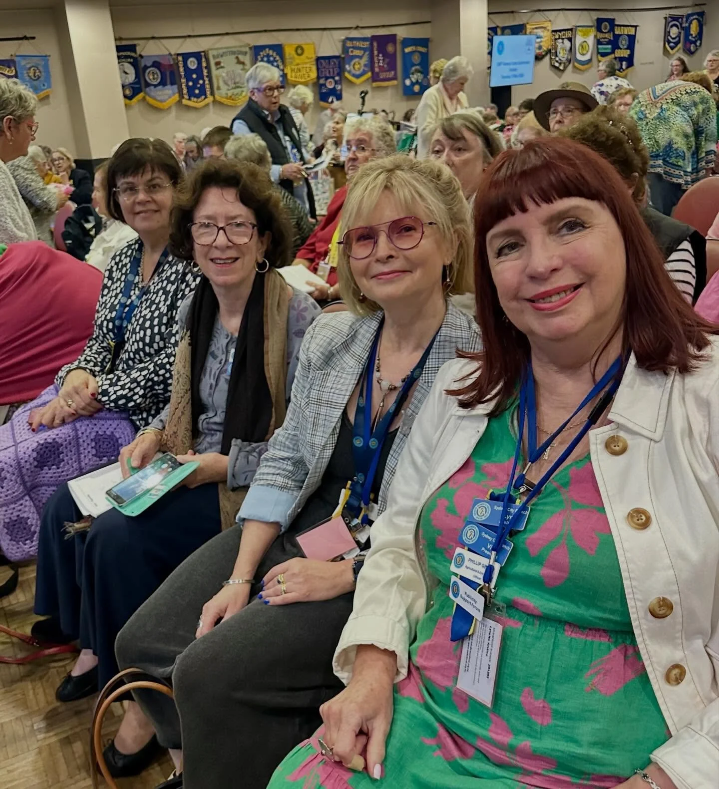 CWA of NSW Annual Conference - Day 2 Sydney City delegate members ready to start the conference day.