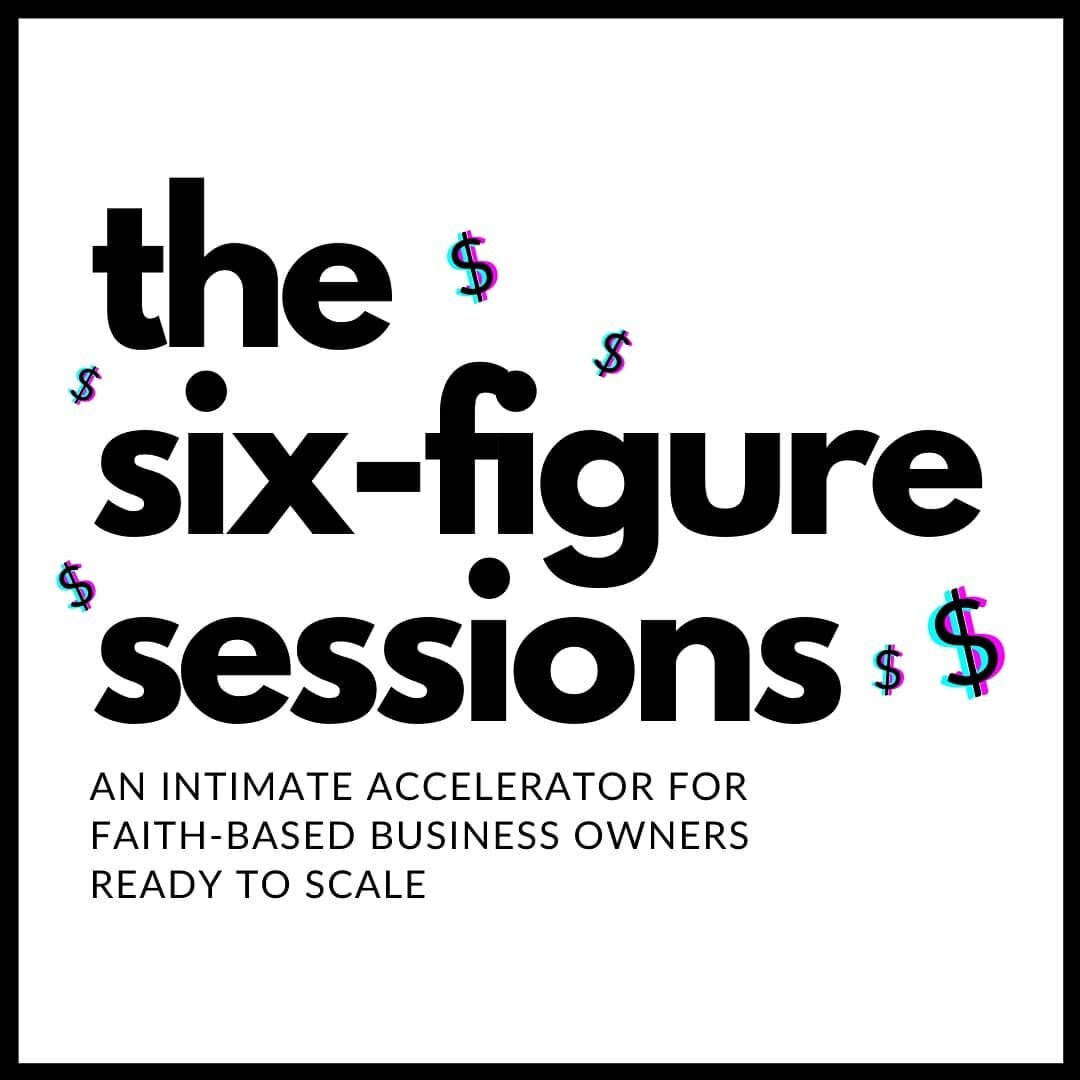 (ACCELERATOR ALERT)
You need five things to have a successful (6-figure) 2021:

- Clarity, mindset, and vision
- Systems
- Automations
- Right tools

AND an inspiring group of people to scale with, aka THE SIX FIGURE SESSIONS (Link in bio).

You saw 